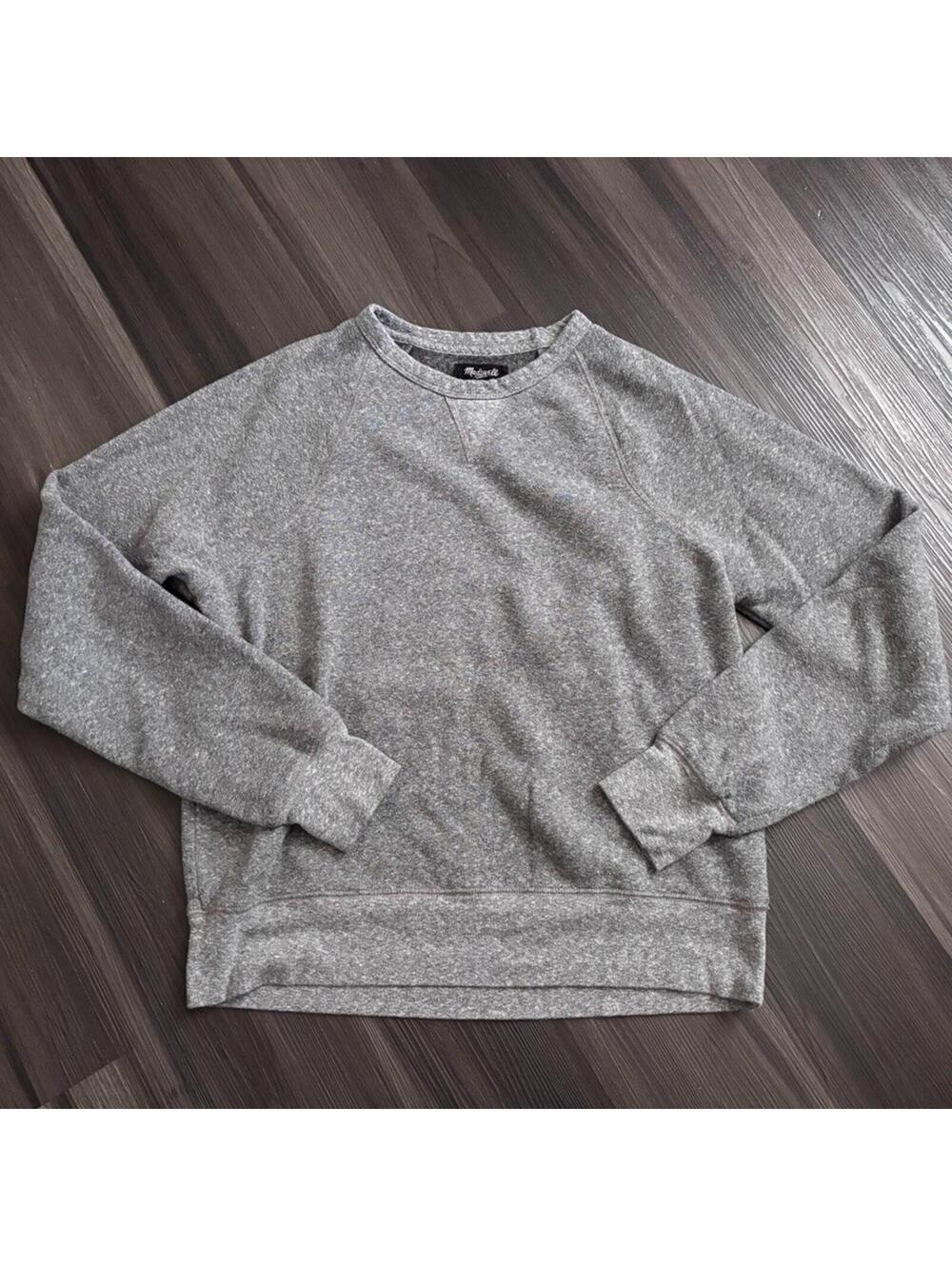 Madewell Pullover Sweatshirt Men's Size Medium Gray Sweater Crewneck